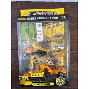 Big Daddy‎ Mobile Machinery Shop Construction - 1:87 Scale -10 Pieces – Die Cast